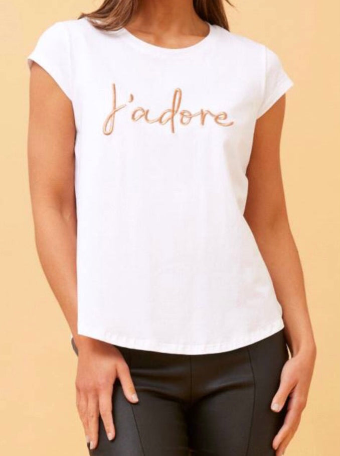 Caroline Morgan - J'adore Graphic T-Shirt