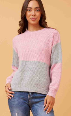 Caroline Morgan - STRIPED KNIT JUMPER