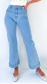 Fria - HIGH WAIST WIDE LEG JEANS