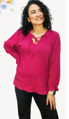 Wishstone - LONG SLEEVE PEASANT STYLE TOP