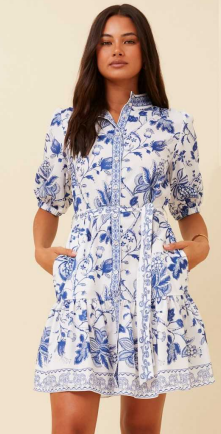 Caroline Morgan - KNEE LENGTH 3/4 SLEEVE DRESS