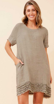 formal & gown a line dresses Zapakasa Women Simple Dusty Sage Chiffon Long Formal Dress with Side Cape A  Line One Shoulder Ruched Evening Dress