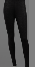 Whispers - Grey and Black Printed Fleece Lined Pants