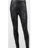 Whispers - Grey and Black Printed Fleece Lined Pants