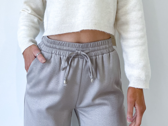 Fria - TEXTURED CANVAS JOGGER PANTS