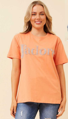 Caroline Morgan - J'ADORE BEADED T-SHIRT