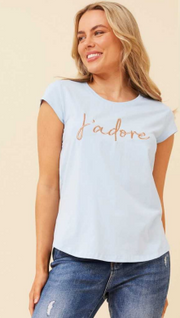 Caroline Morgan - J'adore Graphic T-Shirt