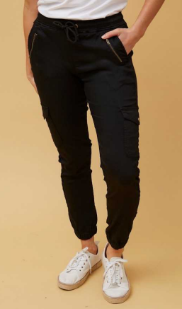 Caroline Morgan - ZIP DETAIL TO POCKETS EASY FIT PANTS