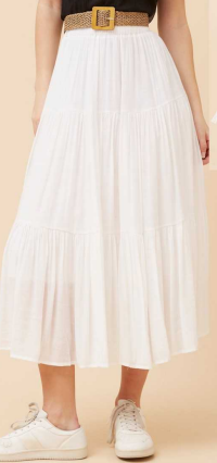 Caroline Morgan -  TIERED SUMMER LONG SKIRT