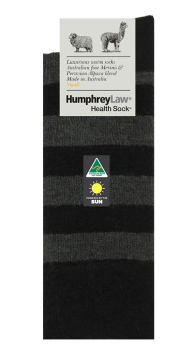 Humphrey Law - Baby Alpaca Stripe Health Sock
